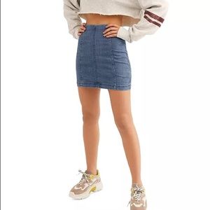 Free People Modern Femme Denim Mini
